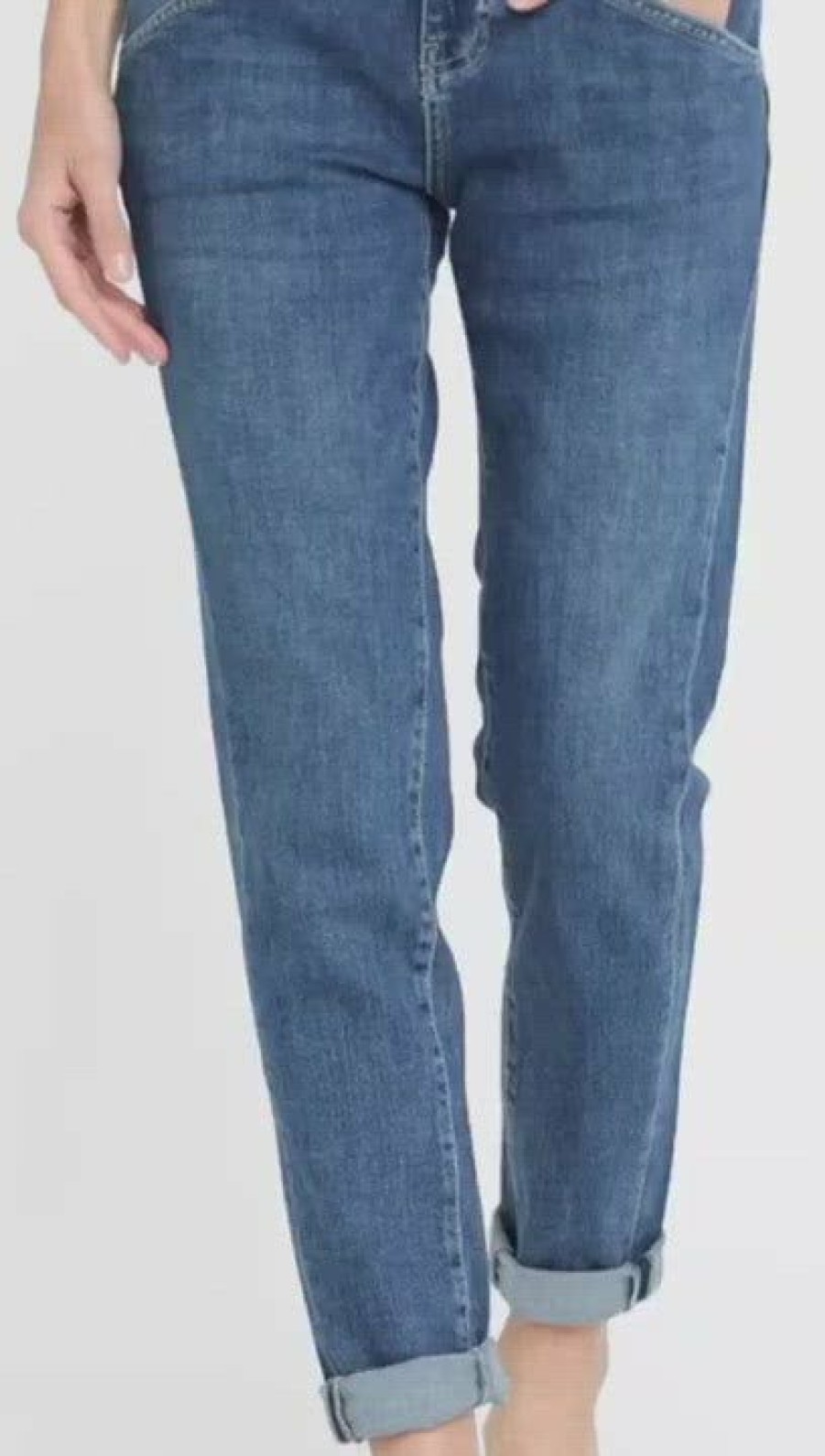 Outlet Five Jeans  | 836 Iza Jeans Relaxed Taille Haute Blue